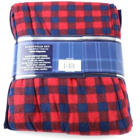 Essentials Seven Apparel Men's Long Sleeve Pajama - Picture 4 of 5